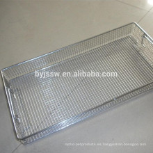 Cesta de desinfección de alta calidad / cesta de metal / cesta de alambre de acero inoxidable